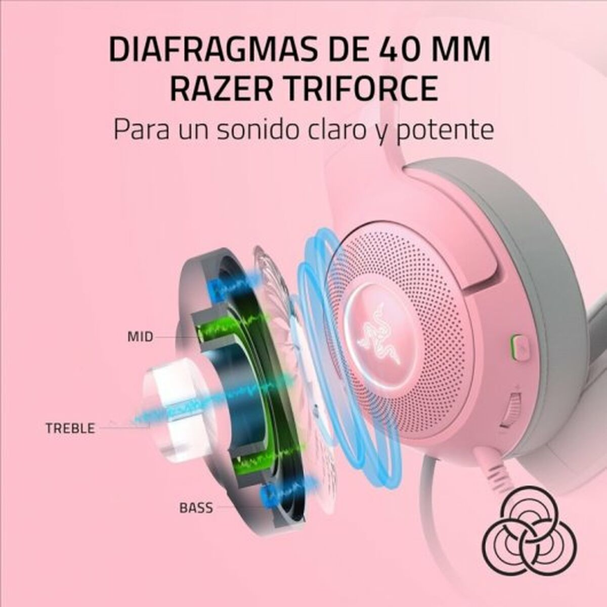 Gaming Headset met Microfoon Razer RZ04-04730200-R3M1